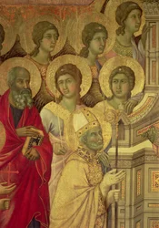 Maesta: Heilige (Detail)